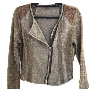 Miss Me zip up sweater